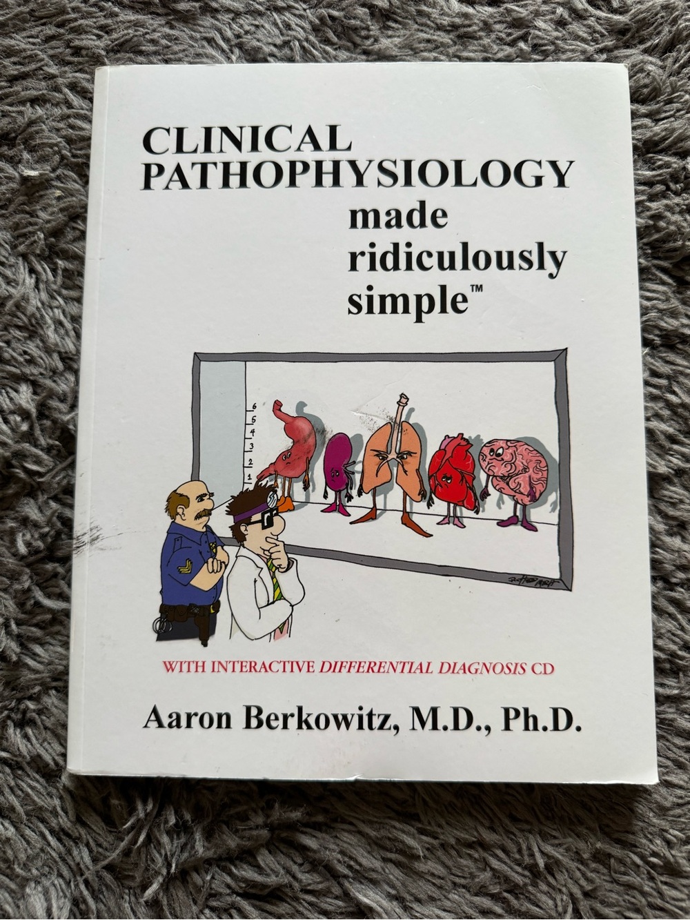 Clinical Pathophysiology Made Ridiculously Simple Berkowitz Paperback + CD